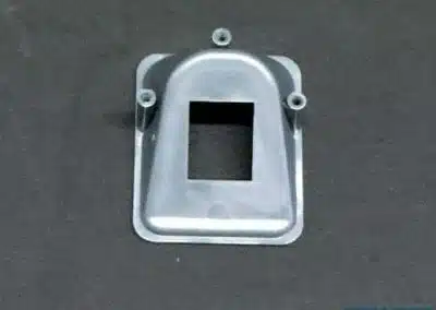 a metal object with a hole