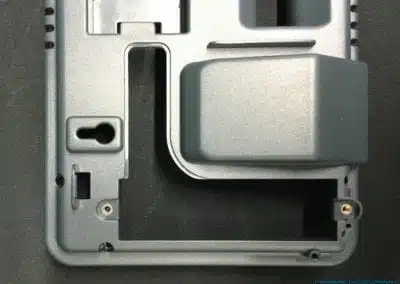a metal part with a hole