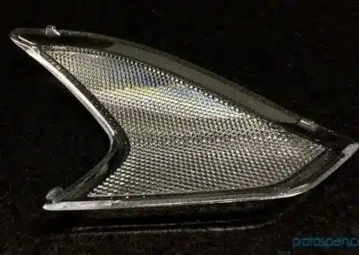 a close up of a metal object